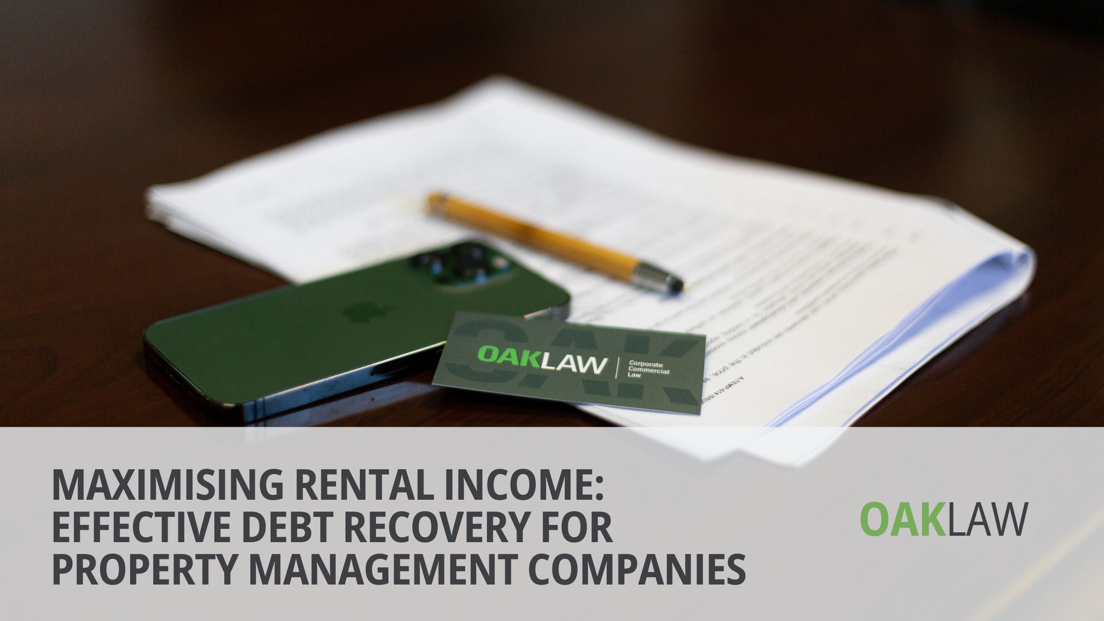 Recovery Rent Debt Recovery for Property Managers | OAK Law