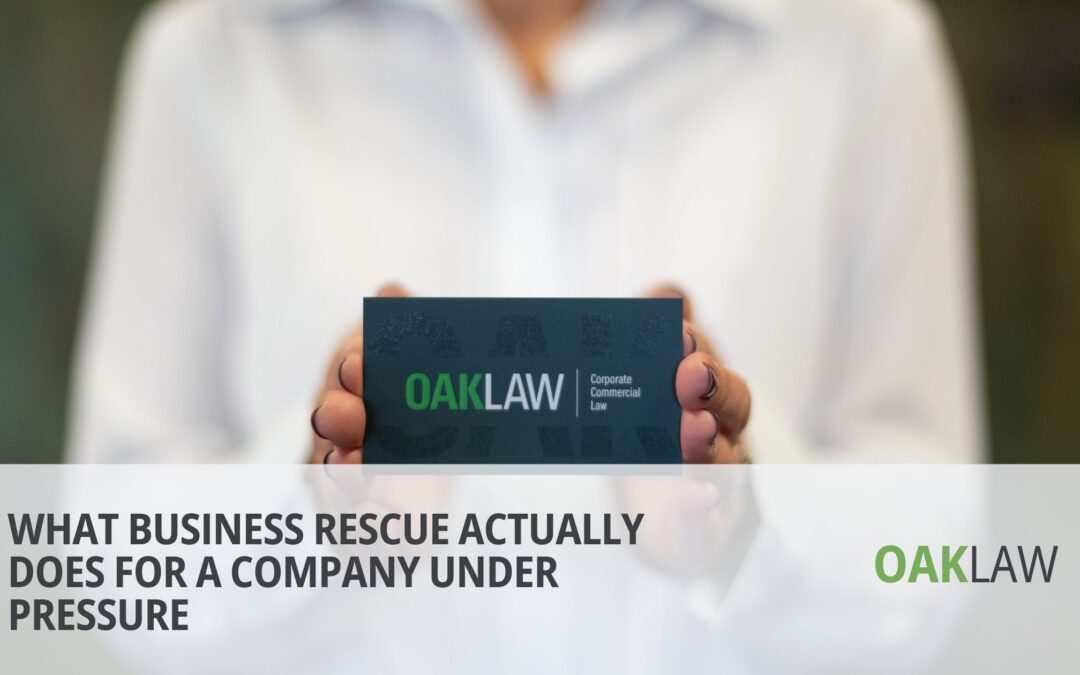 What Business Rescue Actually Does for a Company Under Pressure