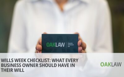 Wills Week Checklist: What Every Business Owner Should Have in Their Will